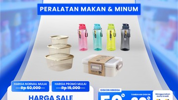 Transmart Full Day Sale Kembali, Momentum Berburu Diskon Alat Makan