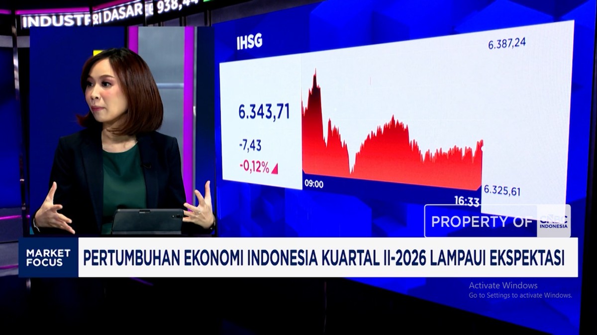 PDB Kuartal II 2026 Melampaui Target, IHSG Stabil di Atas 6.300