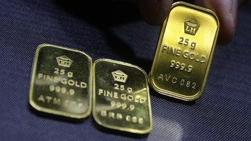 Emas Antam Stagnan Rp2,574 Juta, Buyback Tetap Rp2,383 Juta
