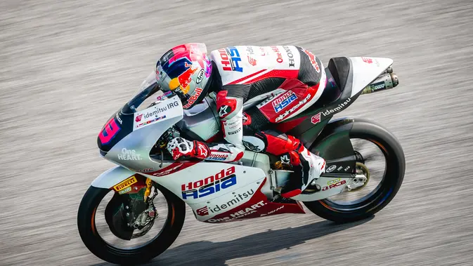 Veda Ega Pratama Rebut Grid Lima Moto3 Thailand di Buriram