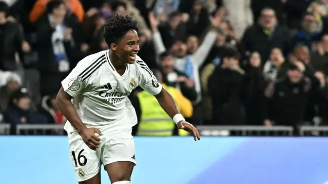 Endrick Brace, Real Madrid Melaju ke Perempat Final Copa del Rey
