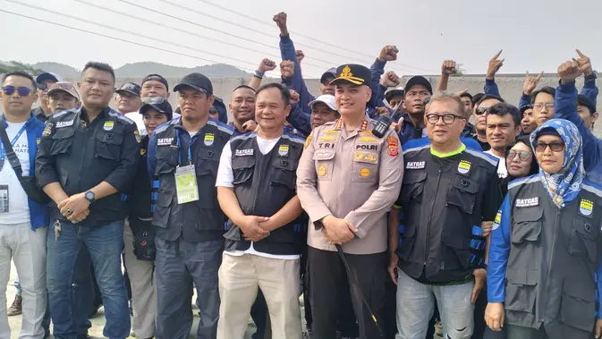 Satgas Bobotoh Kawal Laga Persib vs Dewa United di Jalak Harupat
