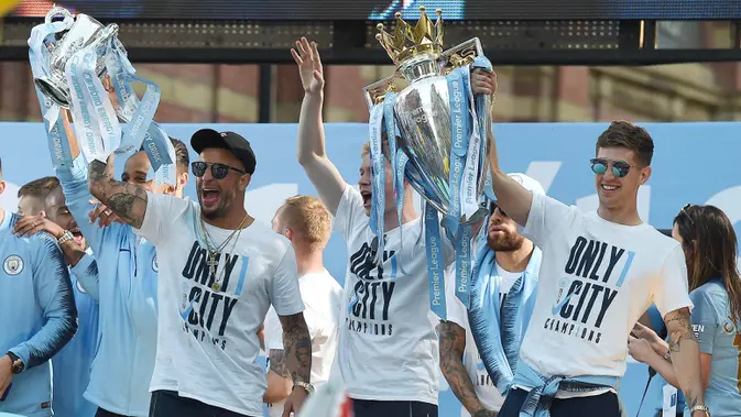 Man City Cetak Sejarah 100 Poin, Parade Juara Premier League 2018