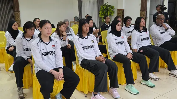 Timnas Voli Putri Jalani Pembekalan di Padepokan Kunarto Sentul