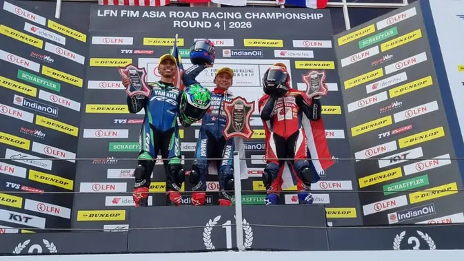 Wahyu Nugroho Taklukkan Race 1 SS600 ARRC Mandalika 2026