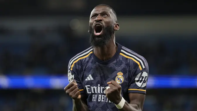 Rudiger Pahlawan Madrid di Etihad: Drama Penalti 4-3