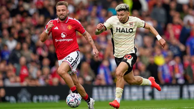 Luke Shaw Tampil Solid, Manchester United Ditahan Ipswich Town di Old Trafford