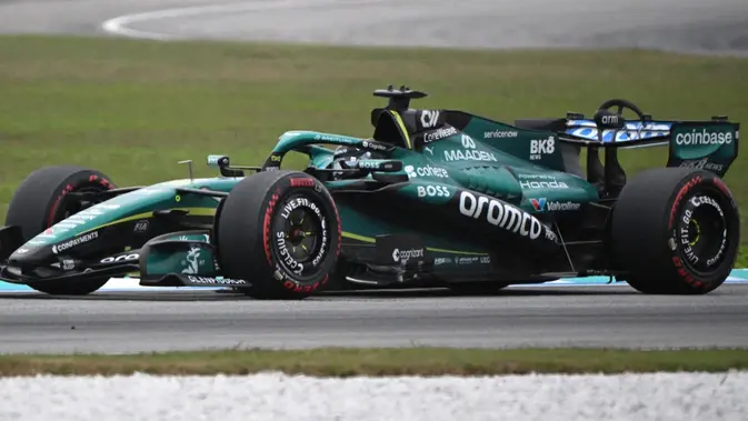 Stroll Pimpin Sesi Latihan Bebas Ketiga di Sirkuit Sepang