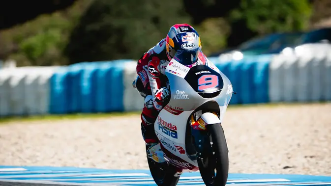 Veda Ega Pratama Mengesankan pada Tes Pramusim Moto3 di Jerez