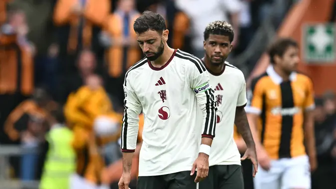 Bruno Fernandes Jadi Penentu Kemenangan Manchester United di Kandang Hull