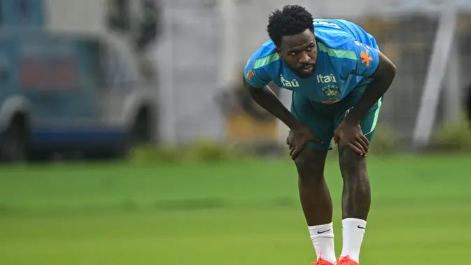 Vinicius Junior Bersinar di Latihan Jelang Duel India vs Brasil