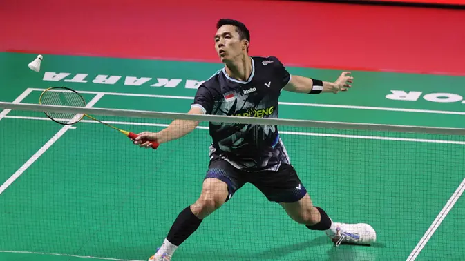 Mimpi Jonatan Christie Raih Gelar Indonesia Open Pupus di Istora