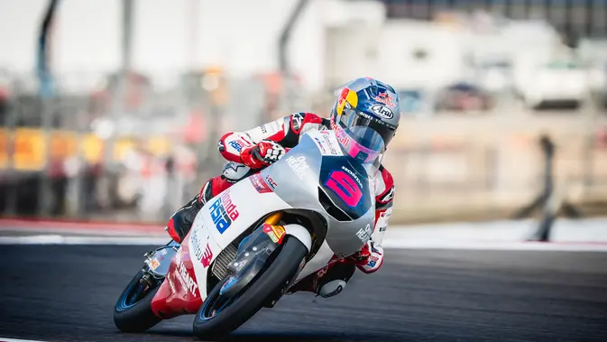 Veda Ega Pratama Berjuang di Kualifikasi Moto3 Sirkuit Austin