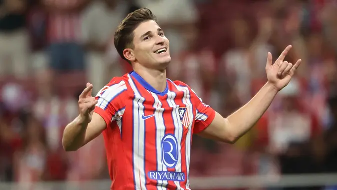 Atletico Madrid Hancurkan Valencia 4-0, Julian Alvarez Tutup Pesta