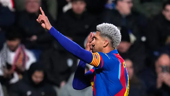 Barcelona Tundukkan Albacete 3-0, Araujo Cetak Gol Kedua