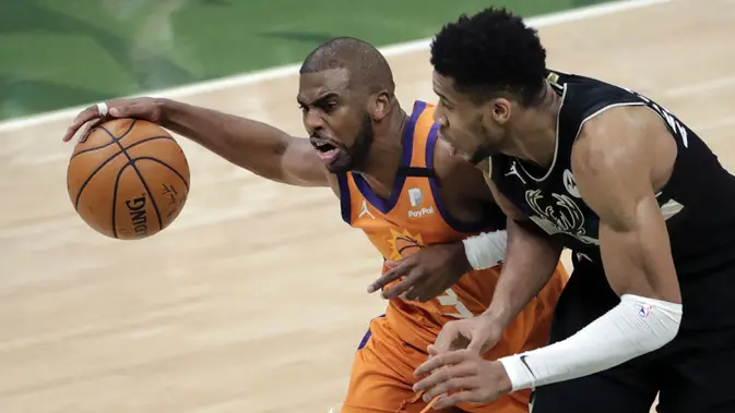 Bucks Juarai NBA 2020/2021, Giannis 50 Poin Bungkam Suns di Gim Keenam