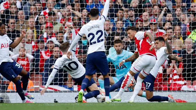 Arsenal Tekuk Tottenham 3-1, Gol Bunuh Diri Romero Jadi Pembuka