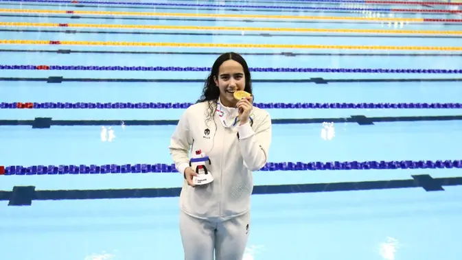 Masniari Wolf Sabet Emas 50m Gaya Punggung di SEA Games 2025