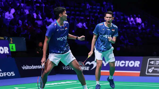 Fajar/Fikri Jebol Pertahanan Liang/Wang, Final Denmark Open 2025 Menanti