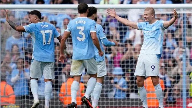 Haaland Pesta Lima Gol, Manchester City Hancurkan Sunderland di Etihad