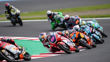 Tampil Disiplin di Motegi, Veda Ega Kunci Finis Ke-11 Moto3 Jepang