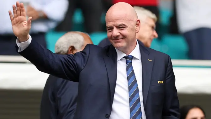 Gianni Infantino Disambut Meriah di Laga Flamengo vs Bayern Munich