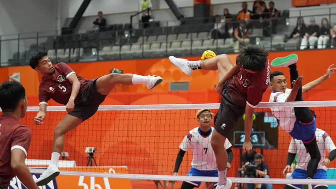 Sepak Takraw Kuadran Putra Indonesia Tampil Solid di Asian Games 2026