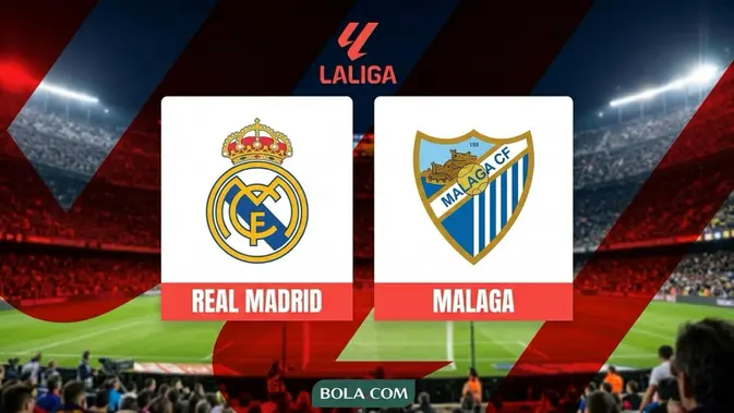 Real Madrid Hancurkan Malaga 4-0