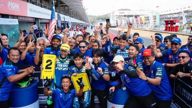 Wahyu Nugroho Rebut Podium Tertinggi Race 1 SS600 ARRC Mandalika 2026