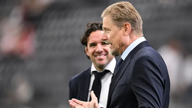 Schmeichel dan Hargreaves Bertemu di Frankfurt Jelang Denmark vs Inggris