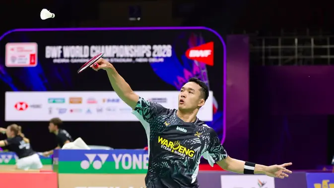 Jonatan Christie Tembus 16 Besar Kejuaraan Dunia BWF 2026 di India