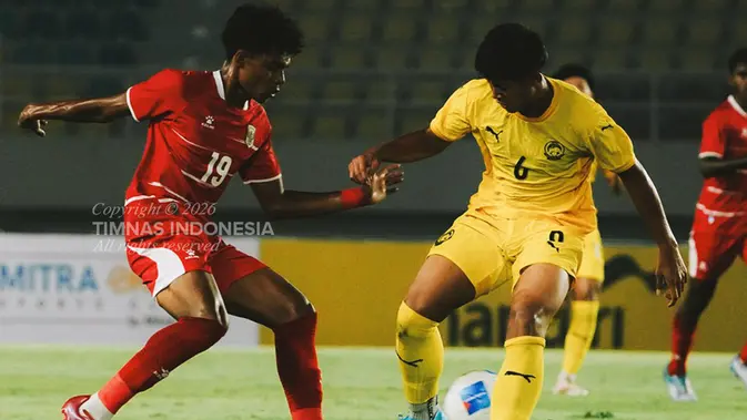 Timnas Indonesia U-17 Menang 3-2 atas Malaysia U-17 di Manahan