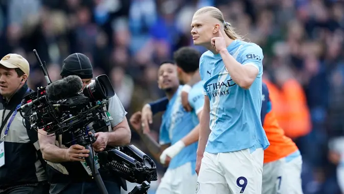 Haaland Tak Terhentikan, Manchester City Tumbangkan Arsenal di Etihad