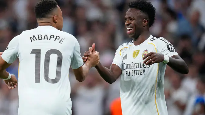 Vinicius-Mbappe Pesta Gol, Real Madrid Taklukkan Villarreal 3-1