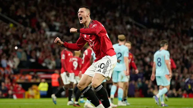 MU Kunci Tiket Liga Champions Usai Bekuk Brentford 2-0