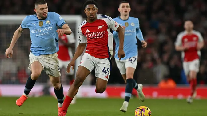 Skor Akhir 2-0: Arsenal Hentikan Manchester City, Lewis-Skelly Jadi Bintang
