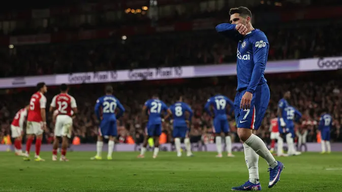 Arsenal Taklukkan Chelsea 2-0 di Derby London, Puncak Klasemen Kian Kokoh