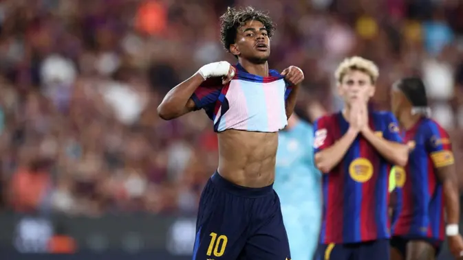 Lamine Yamal Rayakan Gol Dianulir, Barcelona Ditahan Athletic Bilbao di Camp Nou