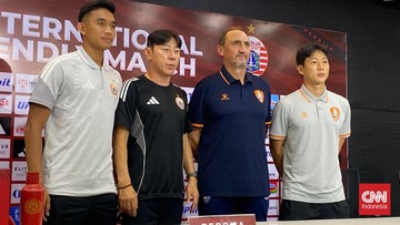 Reuni STY-Jordi Amat Warnai Persija vs Brisbane Roar di JIS