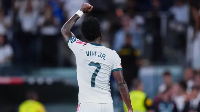 Vinicius Junior Warnai Kemenangan Real Madrid atas Real Sociedad
