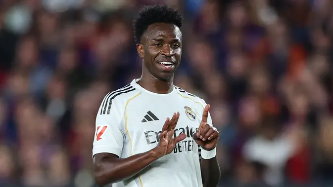 Vinicius Junior Cetak Sejarah di Camp Nou, Real Madrid Hancurkan Barcelona