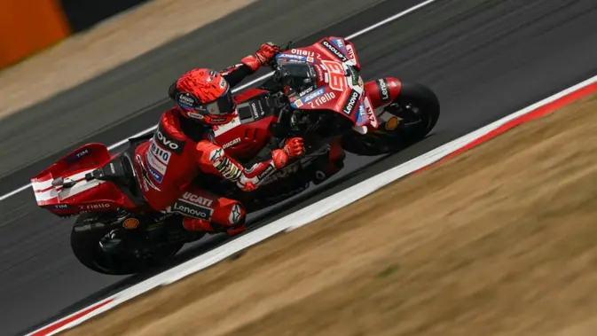Marquez Tercepat di FP2 MotoGP Inggris, Ducati Kuasai Silverstone