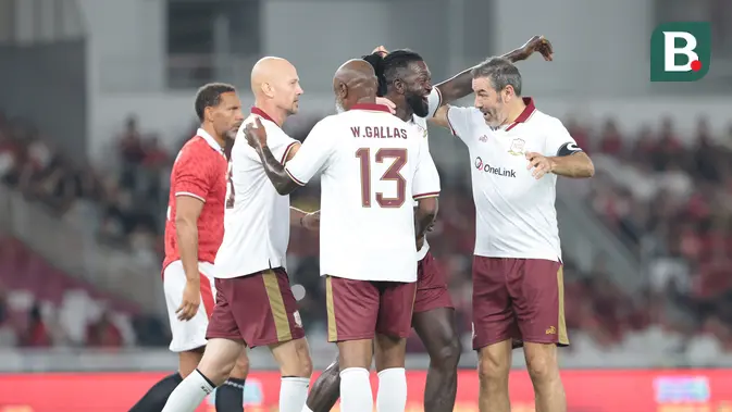 North London Legends Kalahkan United Legends 3-2 di GBK