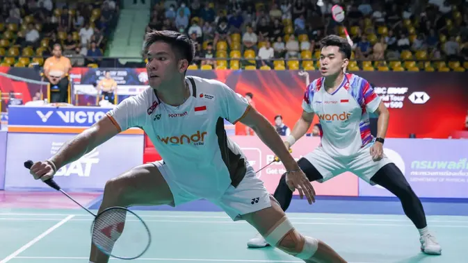 Leo/Daniel Tembus Semifinal Thailand Open Usai Menang Dua Gim Langsung