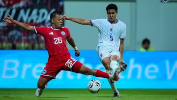 Digebug Thailand 3-1, Singapura Terancam Gagal ke Final Piala AFF
