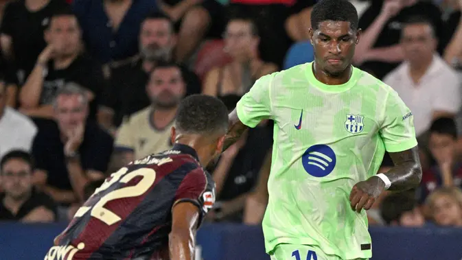 Rashford Bersinar, Barcelona Tundukkan Levante 3-1 di Ciutat de Valencia