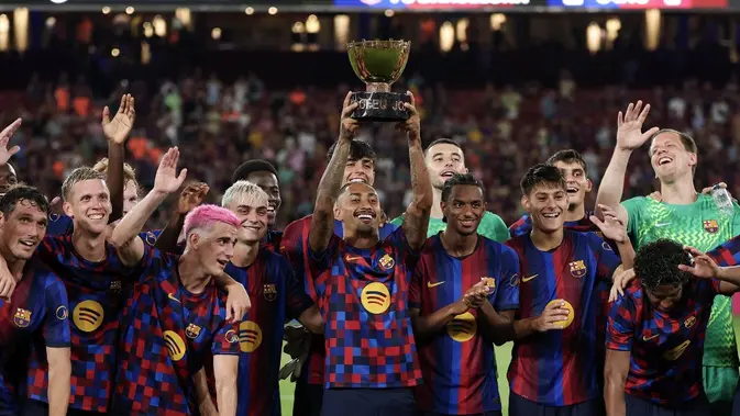 Barcelona Kalahkan Al Ahly 2-1 di Joan Gamper Trophy