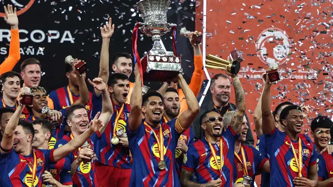 Raphinha Brace Bawa Barcelona Juara Piala Super Spanyol 2026