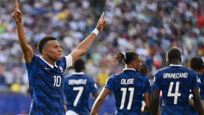 Mbappe Cetak Hat-trick, Prancis Hancurkan Swedia 3-0 di New York