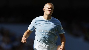 Haaland Tampil dengan Rambut Baru saat City Kalahkan Bournemouth 2-1
